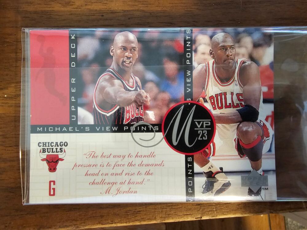 Michael Jordan 1997 Upper Deck #VP4 - View Points - NBA - Jumbo